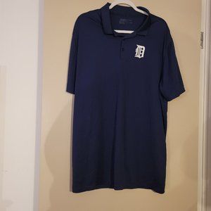 Nike Golf Polo Shirt Men Short Detroit Collared